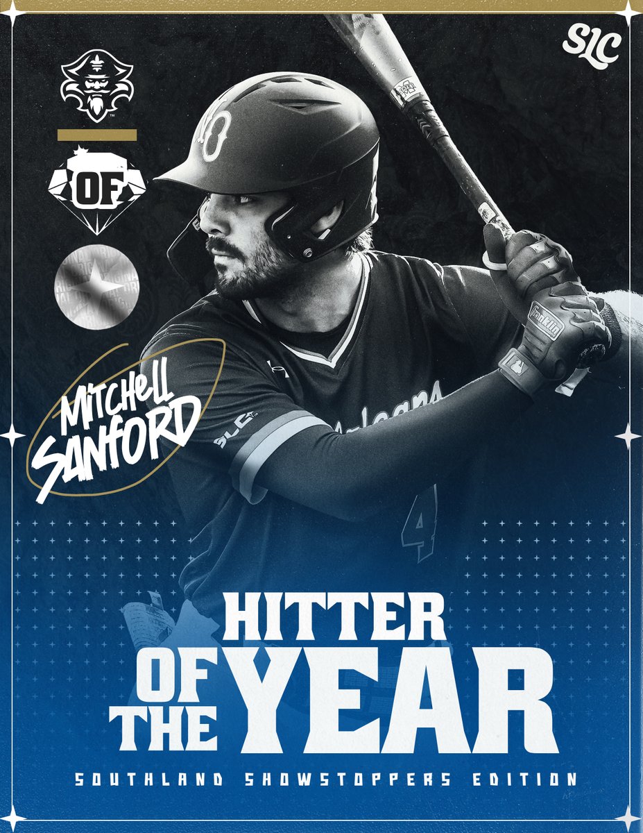 THE SLC SHOWSTOPPER EDITION 💎

Your 2024 Southland Baseball Hitter of the Year:

Mitchell Sanford, New Orleans

#EarnedEveryDay