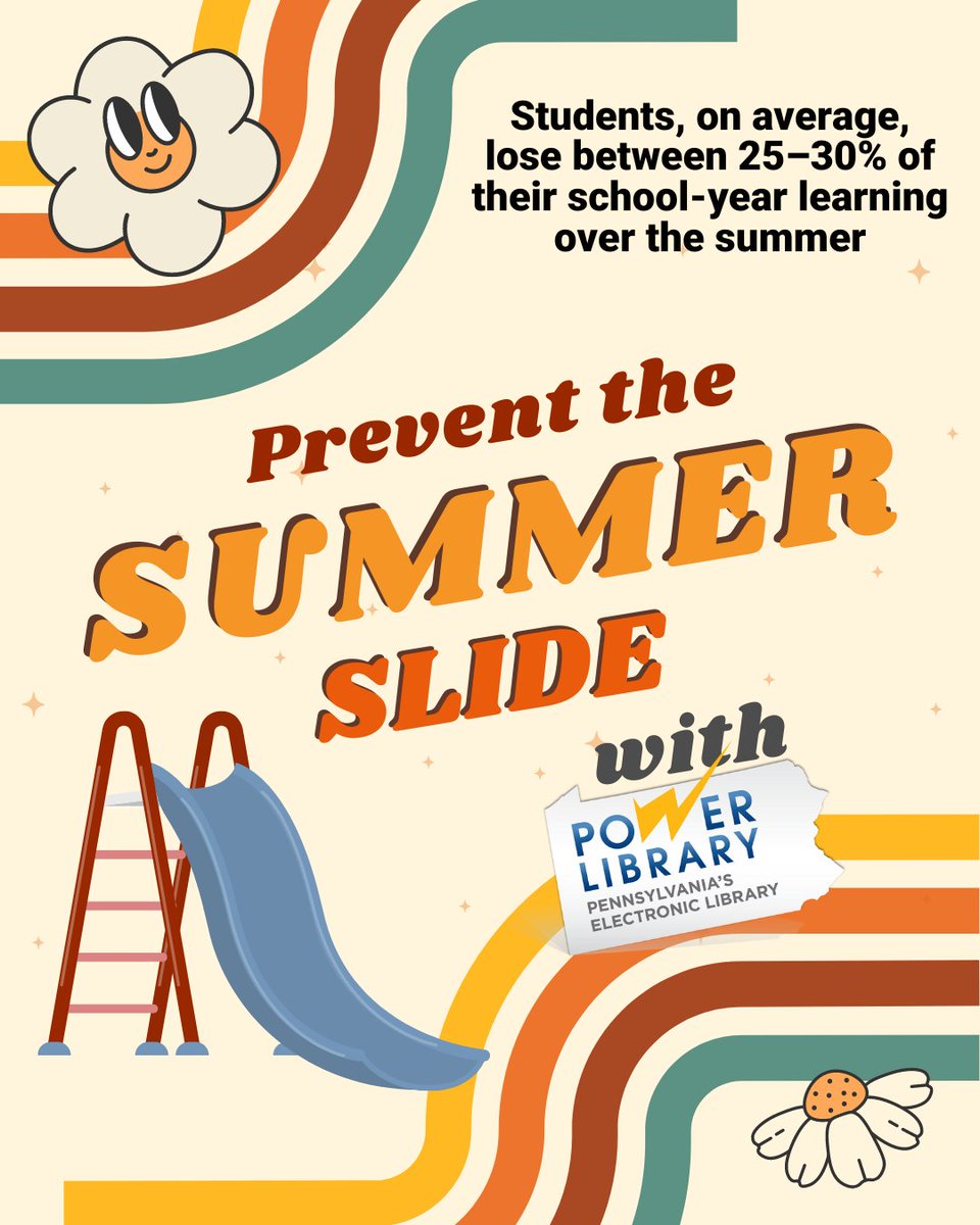 PowerLibrary's tweet image. End of the school year? It's time to plan to keep our kiddos' minds sharp over summer break. 😎 POWER Library offers a plethora of online #SummerLearning activities!📚
➡️Kids, jump in here: kids.powerlibrary.org
➡️Teens, start here: teens.powerlibrary.org 
#NoSummerSlide