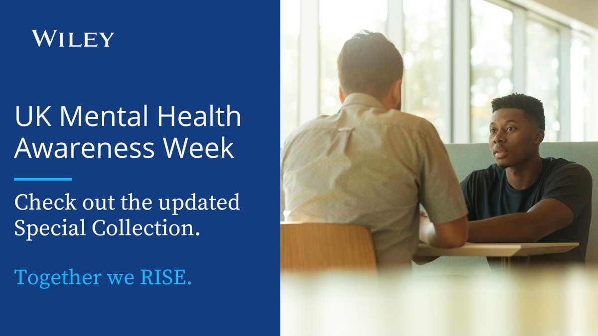 Check out the special collection for UK #MentalHealthAwarenessWeek 2024 by RISE! Explore the latest research and insights on mental well-being. Let's promote understanding and support for mental health together. ⬇️ ow.ly/OMz550RPgvt