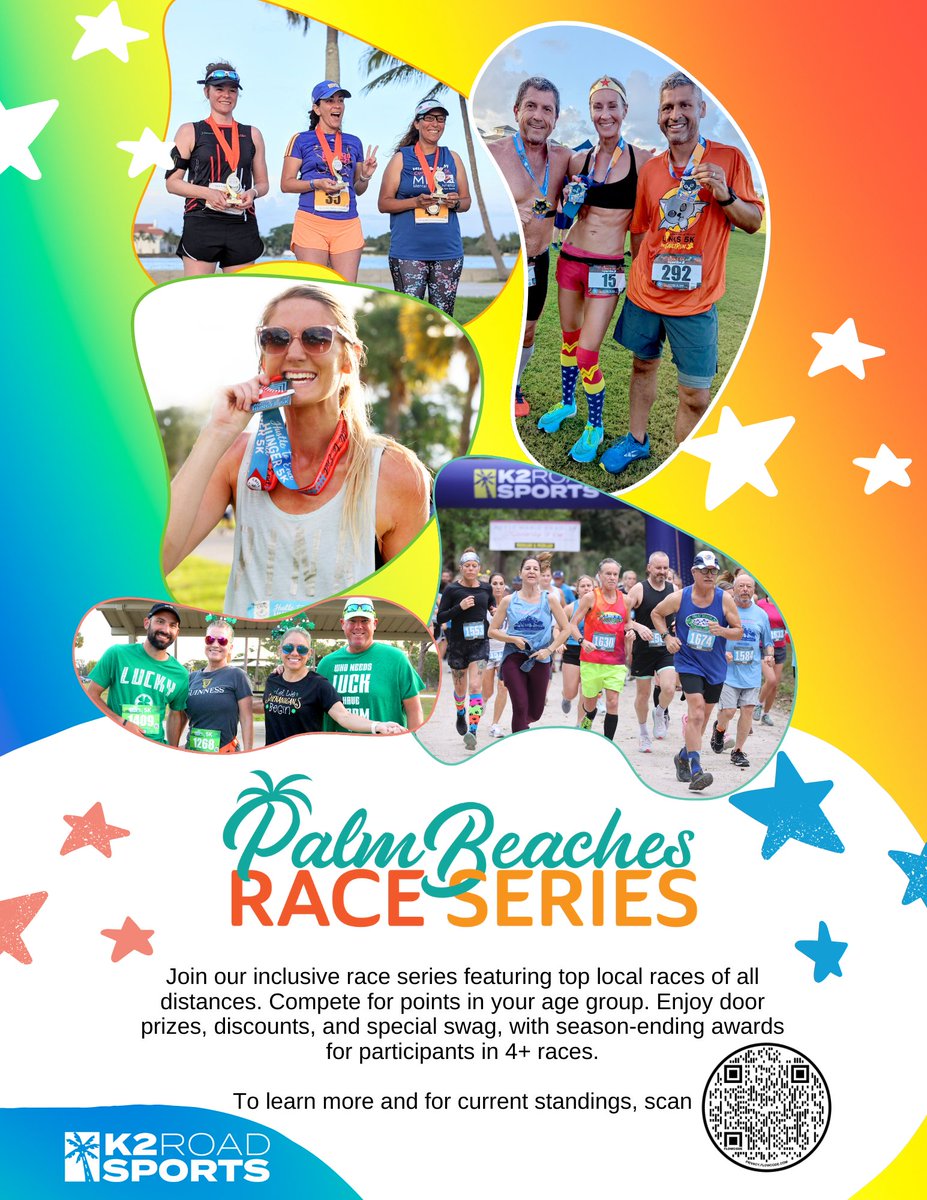 k2roadsports's tweet photo. Next race in the Series is the Pride 5K on 6/8! Please join the Night Runners WPB for the 4th Annual Pride 5K in West Palm Beach. Use code K2RS for a $5 discount. at https://t.co/TJMW2sATG6 https://t.co/IcaWUNUDaU