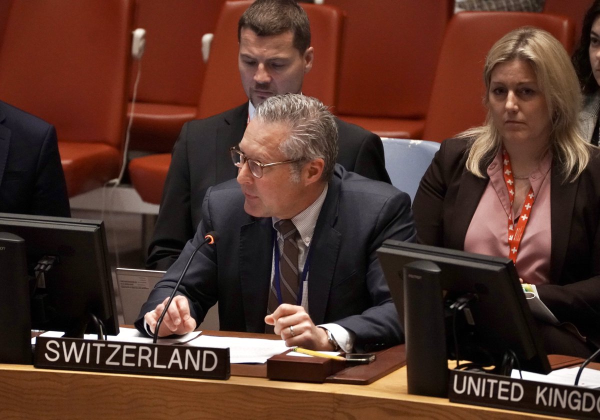 This🌍needs more humanity. #UNSC Open Debate on the protection of civilians in armed conflict |🇨🇭called for: ➡️Respect & ensure respect for IHL ➡️Access to humanitarian aid ➡️Ratification of the Protocols of the Geneva Conventions ➡️Accountability 📜bit.ly/3UOXk9S