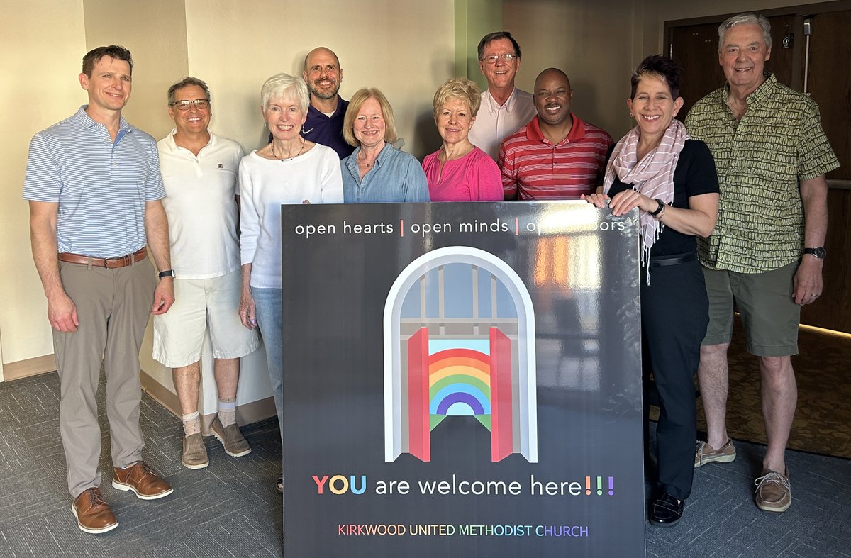 Please give a warm welcome to the newest Reconciling Ministry of the movement: the Leadership Council of @kirkwoodumc in Kirkwood, MO!

You can visit their website here: kirkwoodumc.org

#faithfullylgbt #lgbtq #umc #unitedmethodist