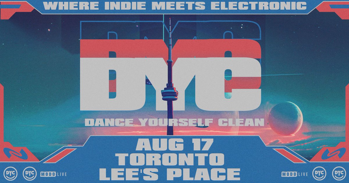 JUST ANNOUNCED✨ @DYCTonight is coming to @LeesPalaceTO on August 17th! Tickets go on-sale Thursday, May 23rd at 10:00am local: found.ee/DanceYourselfC… #danceyourselfclean #yyzevents #toronto #dance #leespalace