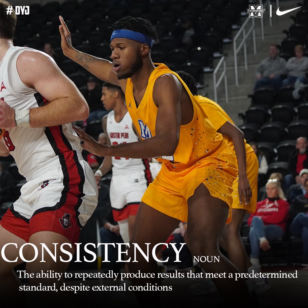 Be relentless in what you pursue CONSISTENCY is reliability #FOE #DYJ