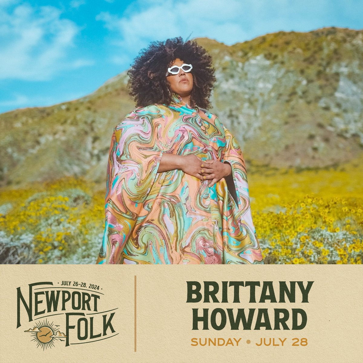 Newport Folk Fest (@newportfolkfest) on Twitter photo 😎 Look who's joining our Sunday lineup! Please welcome <a href="/blkfootwhtfoot/">Brittany Howard</a> back to the Fort. For her Artist Give, Brittany asked <a href="/newportfestsorg/">Newport Festivals Foundation</a> to provide a grant to support the music programs at East Limestone High School, her alma mater, in Athens, Alabama. 😎 Look who's joining our Sunday lineup! Please welcome <a href="/blkfootwhtfoot/">Brittany Howard</a> back to the Fort. For her Artist Give, Brittany asked <a href="/newportfestsorg/">Newport Festivals Foundation</a> to provide a grant to support the music programs at East Limestone High School, her alma mater, in Athens, Alabama.