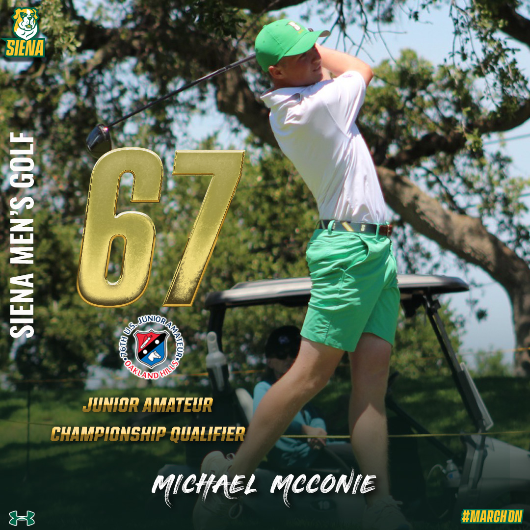 ⛳️ McConie Qualifies for @USGA Amateur Championships 📰 rb.gy/0zaxvv #MarchOn x #SienaSaints