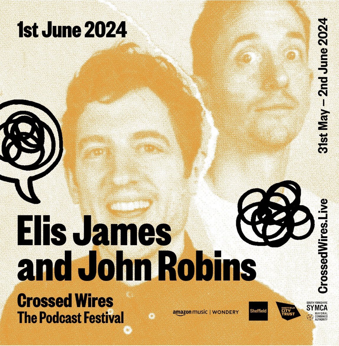 HUGE NEWS IF YOU LIKE ME AND JOHN AND YOU LIVE IN SHEFFIELD OR ARE WILLING TO TRAVEL TO SHEFFIELD. We’re doing a big old gig. 1st June, 4pm, big old ideas planned ticketmaster.co.uk/event/35006085…