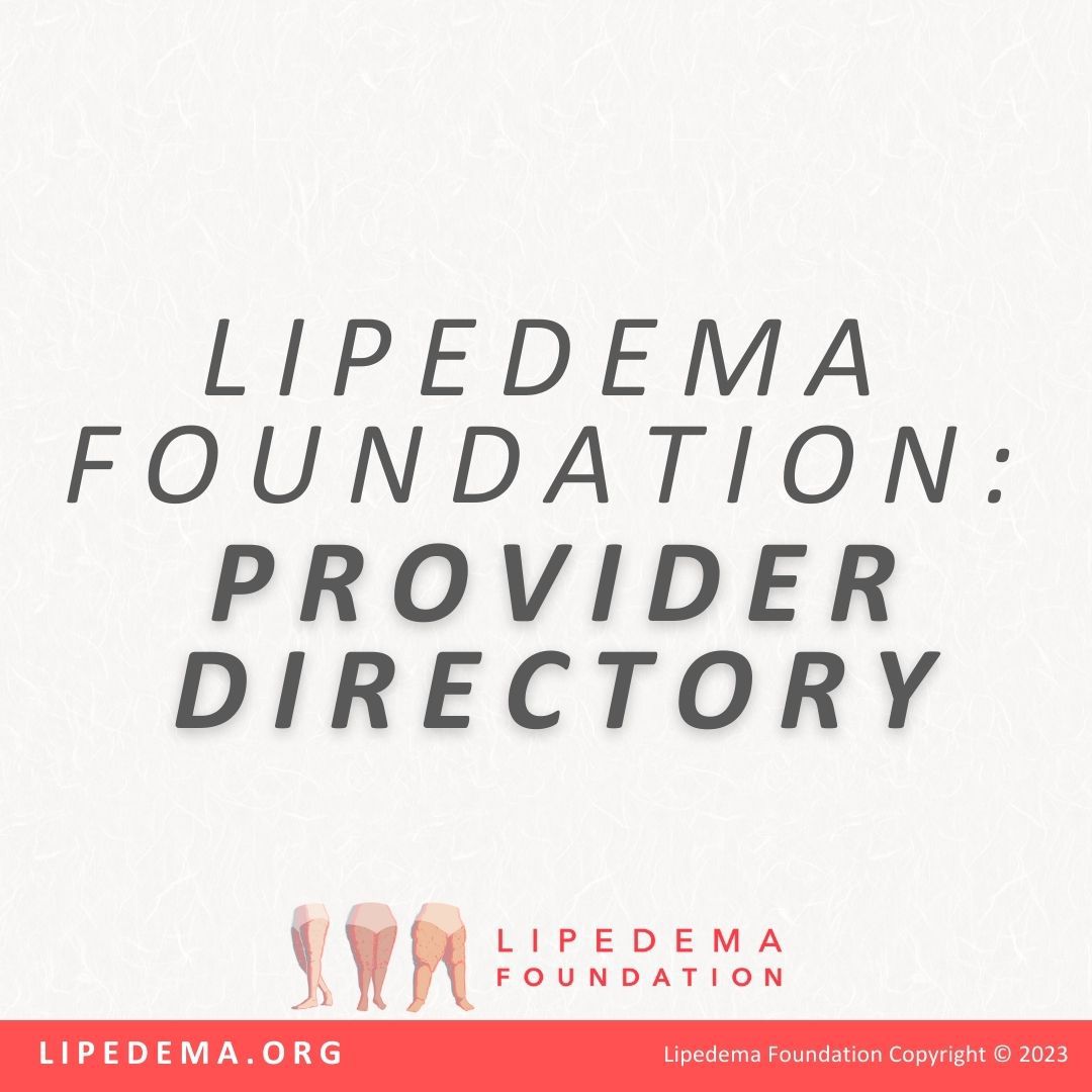 LipedemaFndn's tweet image. Our new LF #ProviderDirectory is designed to help patients find therapists who specialize in Lipedema. While we plan to add additional specialties to the Directory soon, we focused the initial build-out on therapists. Join today to be a part of it: bit.ly/49Oa9GS