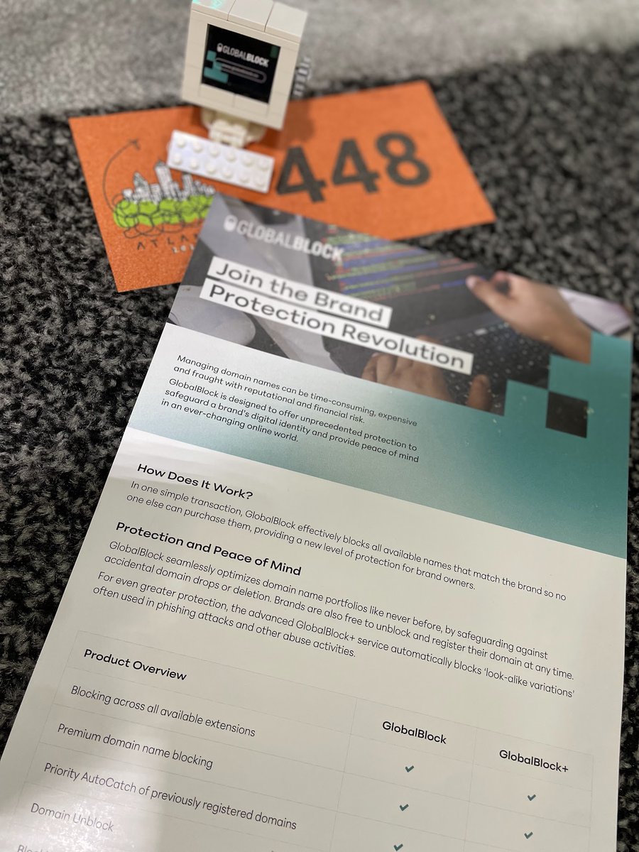 Heading to our expert speaker session today at 1:45pm? Be sure to swing by Booth 448 beforehand for some exclusive swag and a sneak peek at #GlobalBlock in action. See you there! #INTA2024 #expertpanel #brandprotection