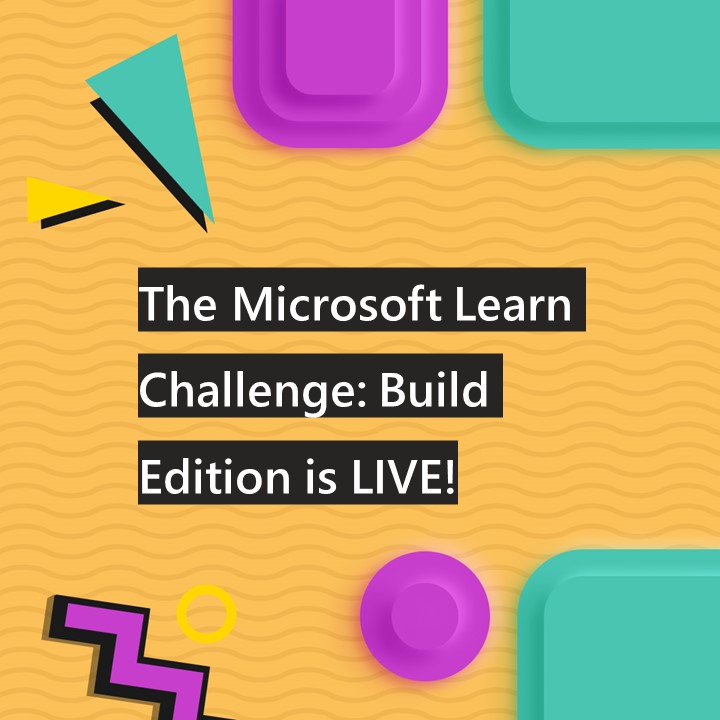 MicrosoftLearn's tweet photo. The wait is over! ⌛ The Microsoft Learn Challenge: Build Edition is now LIVE. 🥳 

Embark on an AI adventure and earn your badge by completing one of these unique collections: https://t.co/WKIlF30Tn3 #MSBuild https://t.co/Oyes06ezBF