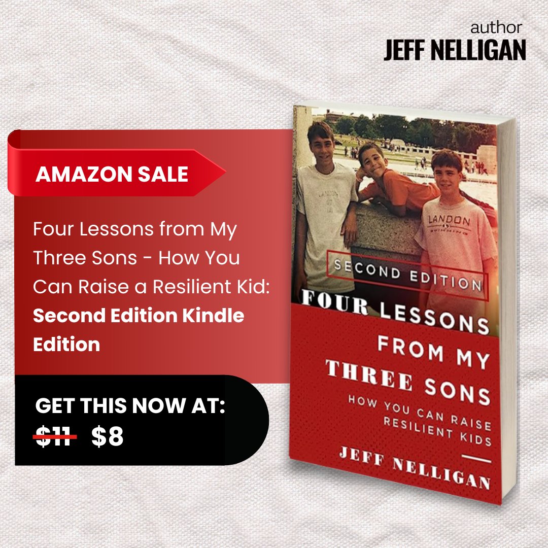 ResilientSons's tweet photo. 75% of the time we will spend with our boy or girl in their lifetime will be spent by the time that child reaches age 12. Take an hour to read my book. The clock is ticking.
🛒 https://t.co/pDDamn47lV
#FourLessonsFromMyThreeSons #AmazonBooks #MustRead https://t.co/Ro5WAgVb5r