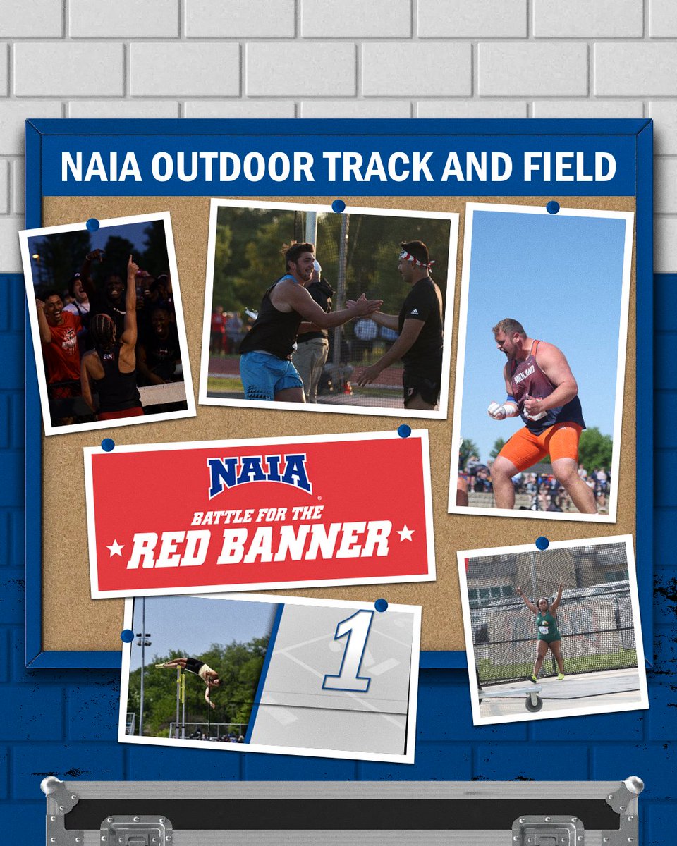 M/W🏃 Only one more sleep until we get to see another #BattleForTheRedBanner on the campus of @IWUWildcats in the 72nd men's and 43rd women's #NAIATrack and Field National Championship! Watch all the action of this year's championship --> bit.ly/3VPnewc #collegetrack