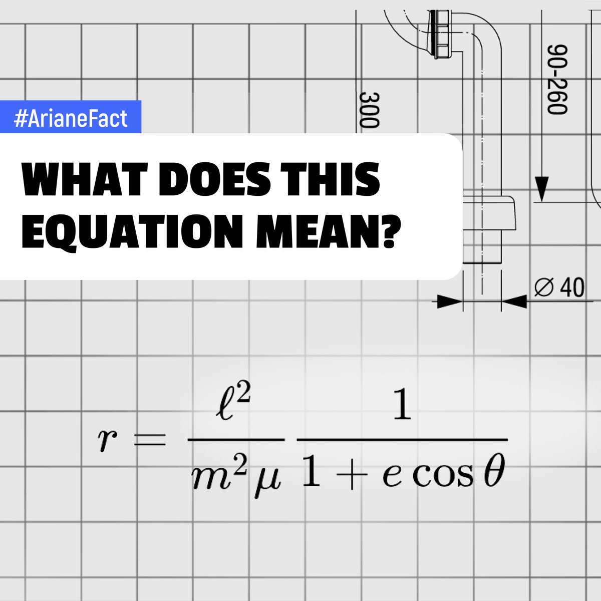 We’re back with a bang! It’s the equation of the month 😏!
Did you get it?

#SpacePhysics

@CNES @ESA @EuropeSpacePort @Arianespace