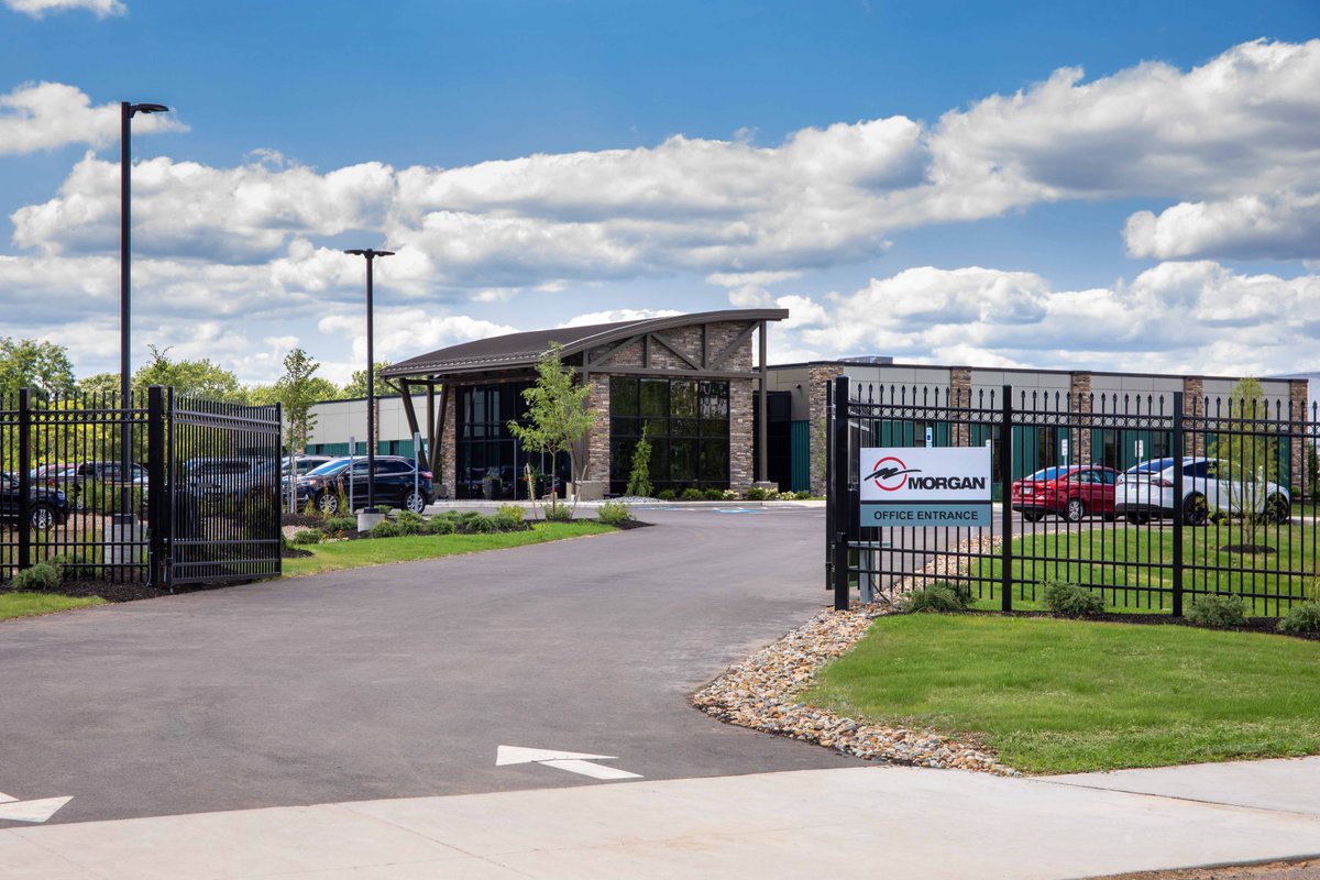 Morgan_Engineer's tweet photo. With over 150 years of history, Morgan has been through many transformations! Shown here is the Morgan headquarters location around the 1960s and again in 2020 when our new office was finished. https://t.co/p0gq4fVgj7