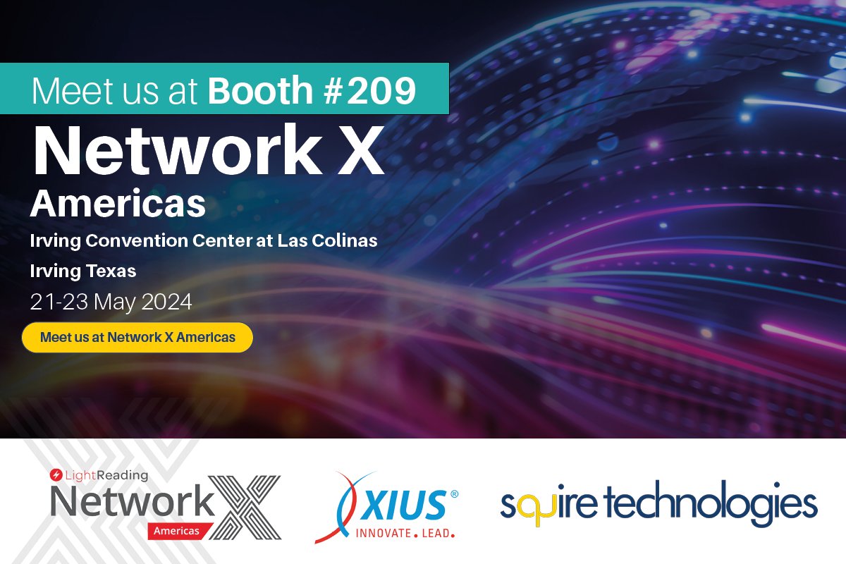 We're delighted to join <a href="/XIUS_Corp/">XIUS</a> on their stand (Booth 209) at Network X Americas and are ready to discuss all things 5G.
Schedule a meeting here: tinyurl.com/ff6bpvus

#networkxamericas #telecomsevent #texas #mobile #5G #telecoms #telcoreinvented #corenetworkoptimisation