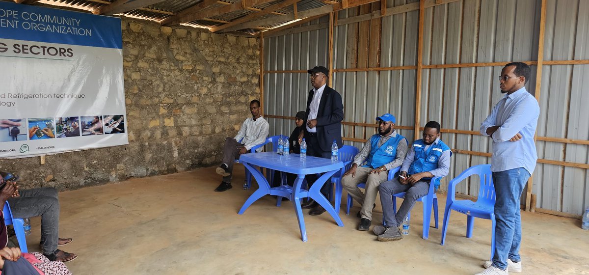 Today Launching Project: PROMOTING SELF-RELIANCE AND LIVEHOOD FOR REFUGEES, RETURNEES, IDPS & HOST COMMUNITIES IN SOUTH CENTRAL ZONE SOMALIA Held Better Hope Community Development TVET Centre Office Baidoa The event have attended State Commissioner, officers UNHCRSOM &COOPI.