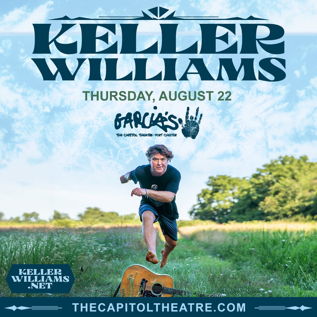 ✌️JUST ANNOUNCED! ✌️ Keller Williams (@KellerMusician) jams on THU, AUG 22! Tickets 🎫 go on sale on FRI, MAY 24 at 10AM-->> brnw.ch/21wJZNx
