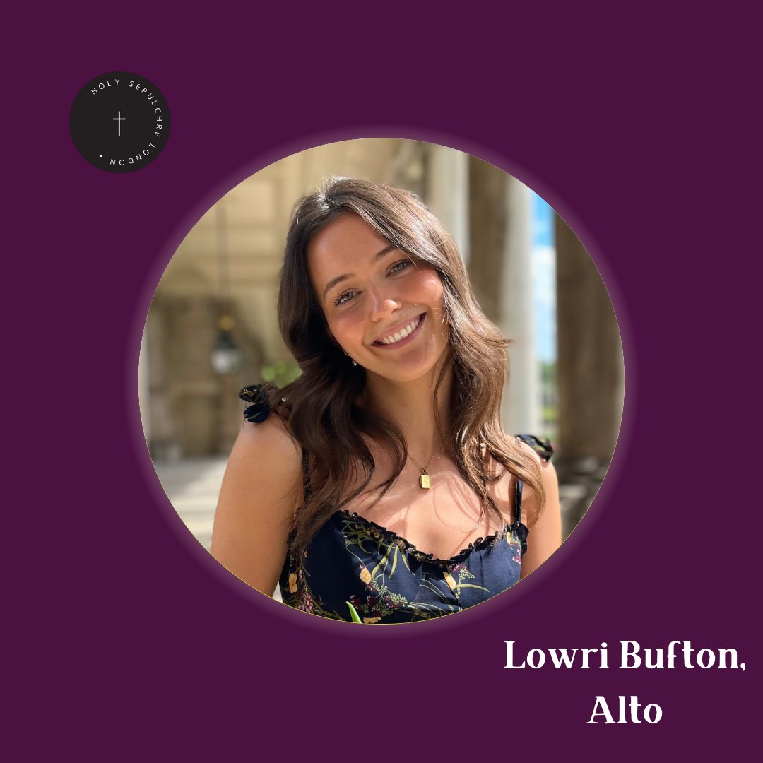 Welcome Lowri Bufton, who has accepted our Alto position here at the National Musicians' Church. Lowri began singing as a young chorister at Brecon Cathedral choir, and since then has blossomed as a freelance soloist and deputy singer. So thrilled to have her on board.