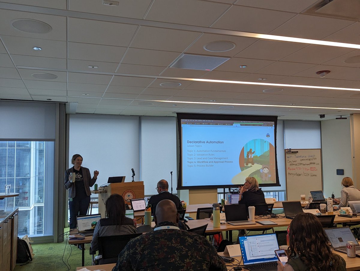 Admins, Marketers,&amp; Data Cloud specialists taking in as much information and knowledge as possible on our last day of #TrailblazerBootcamp at Connections!