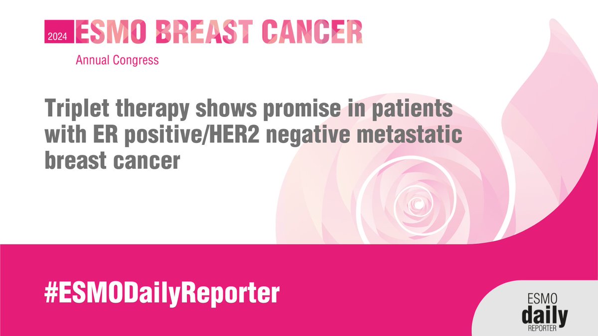 #ESMOBreast24: phase II data shows promising results for combining olaparib, durvalumab, and fulvestrant in treating #mBC w/ BRCA1/2 mutations. This novel combination holds great promise for BRCA-mutated #mbc. #ESMODailyReporter 📌ow.ly/Jt5n50ROCTY