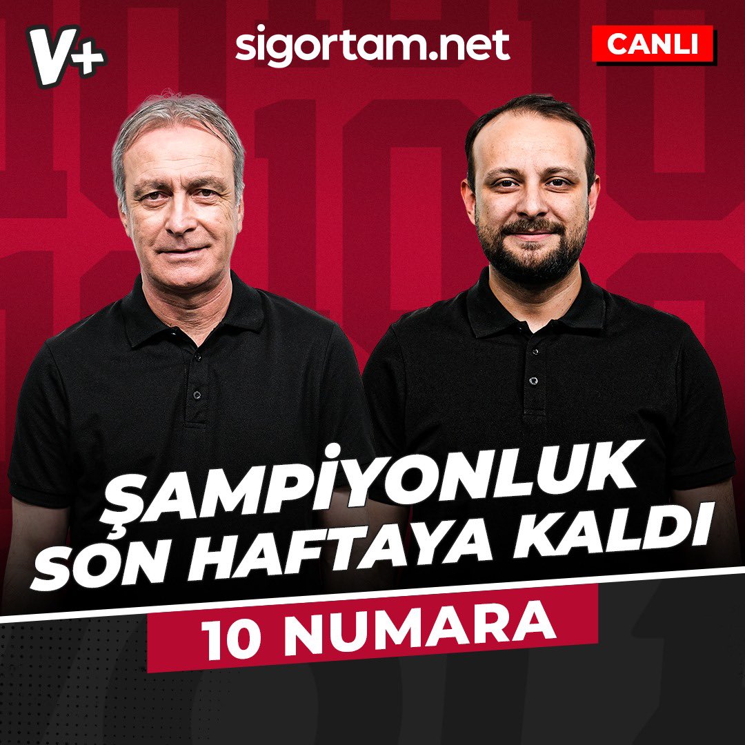 ⚽ SigortamNet'in sunduğu 10 NUMARA, CANLI yayınla VOLE+ YouTube kanalında BAŞLIYOR! 🟡🔵 Fenerbahçe'nin derbi zaferi 📊 Derbinin rakamları 🌟 Arda Güler parlıyor 🎙 Önder Özen & Onur Tuğrul 📺 youtube.com/live/iONRCbPt6…