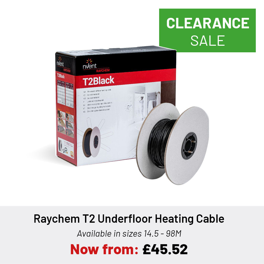 Hot Deals 🔥 Clearance Sale NOW ON! Big savings on selected underfloor heating mats, thermostats and cables. Shop now, while stocks last > loom.ly/sOTiuws
#tradesupplies #tilingsupplies #underfloorheating #sale #clearance