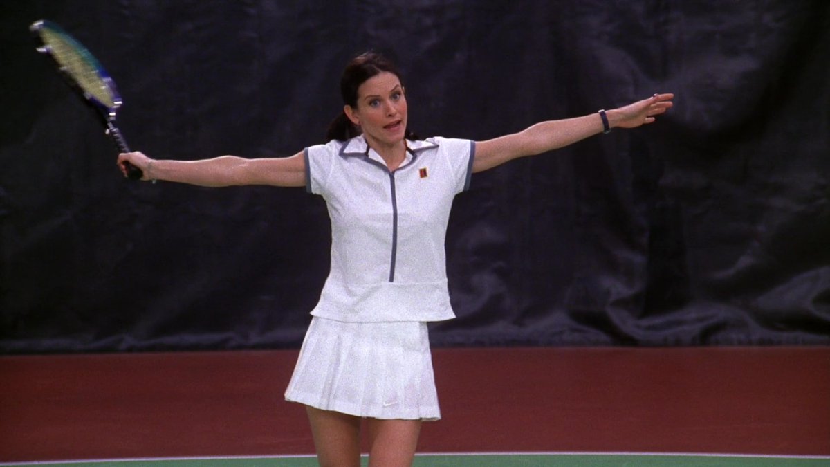 Monica Geller siempre fue una gran tenista 😂♥️