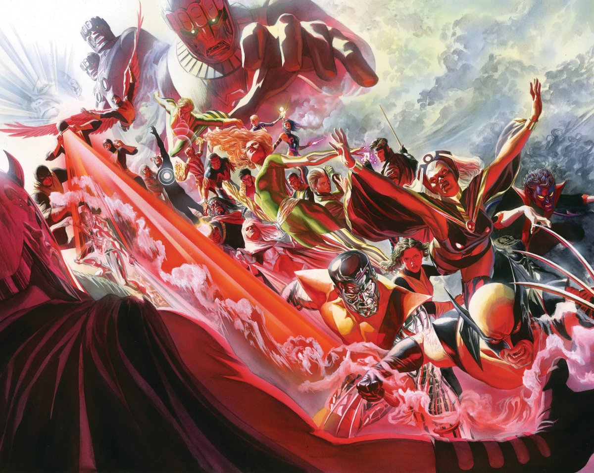 「X-Men #500  #xmen #marvelcomics #comicar」|Alex Rossのイラスト