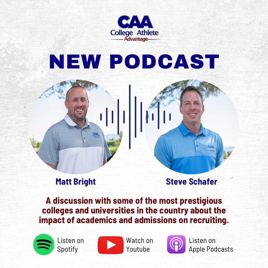 Coach_MBright's tweet photo. New episode! 🎙️ Join our discussion about the impact of academics and admissions on recruiting with some of the most prestigious colleges and universities in the country.  

YouTube: https://t.co/8QverAGI5Y
Spotify: https://t.co/7y44uwE7U4
Apple Podcast: https://t.co/A1BN77sR0y

@caadvantage_mb @WCaadvantage @schafer50
@_KevinDriscoll @CoachNolanAdams @CoachJessi24
@CoachCTaylor23 @jasborov @CAA_Bball_Ok
@CoachSmithCAA @coach_tjd @CoachToddCAA
@CoachTealCAA