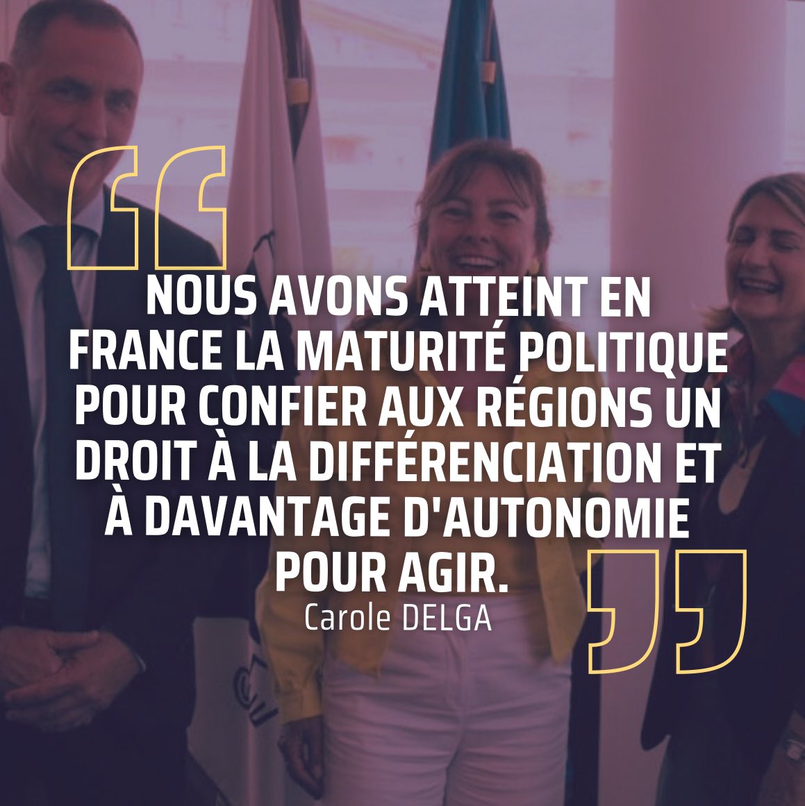 Il faut adapter localement les normes nationales afin de retisser de nouveaux liens de confiance, aujourd'hui distendus et parfois même rompus, avec les 🇫🇷. 
Oui à + d’autonomie et de décentralisation pour nos régions. 

Mon entretien dans <a href="/LaTribune/">La Tribune</a> 
👉🏻 urlz.fr/qLlh