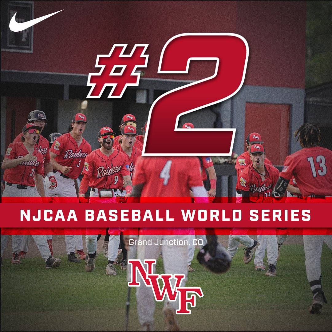 Raiders secure the  2️⃣ seed in this years NJCAA Baseball World Series!!

#GoRaiders #SoundTheSiren