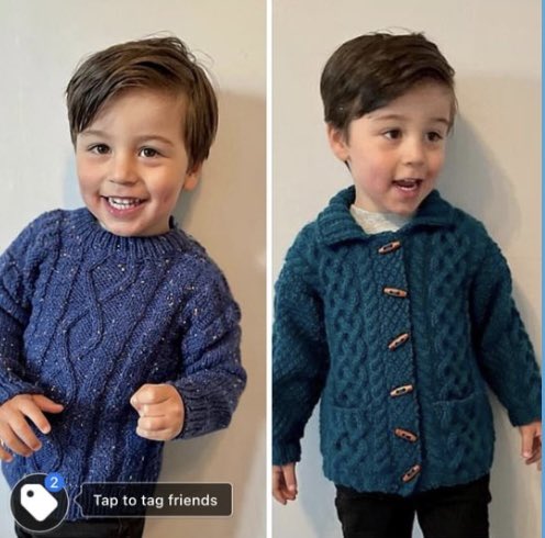etsy.com/uk/shop/scotti… Two little hand knits knitted two years ago by Scottish Knitwear #MHHSBD #firsttmaster #CraftBizParty