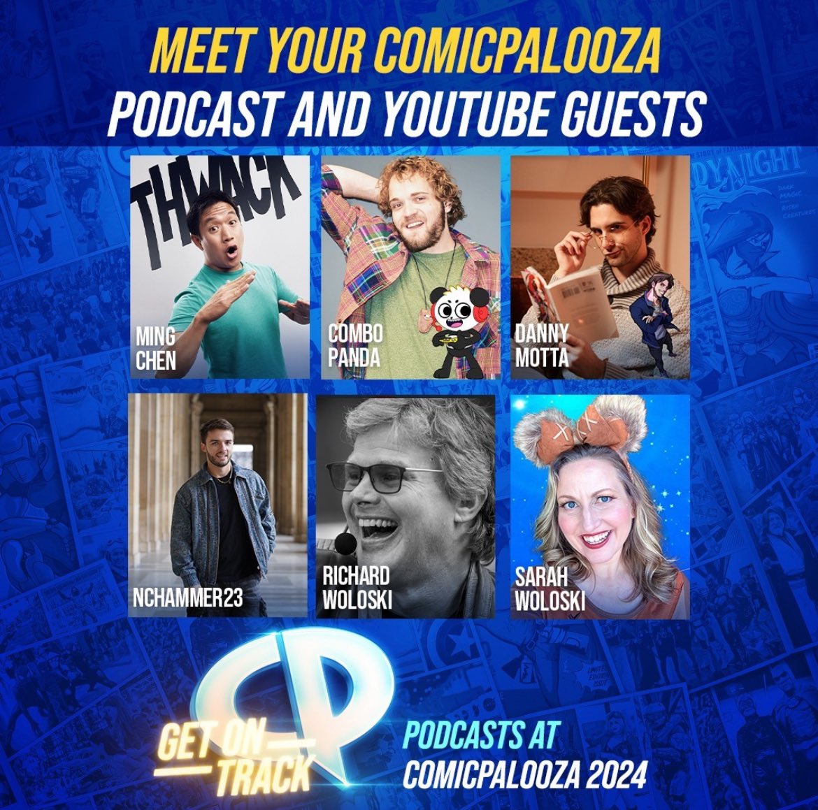 Come hang with me at @Comicpalooza this weekend! May 24-26 in Houston TX. I’ll be podcasting and hosting the amazing Comicpalooza cosplay contest! Comicpalooza.com for tickets and info