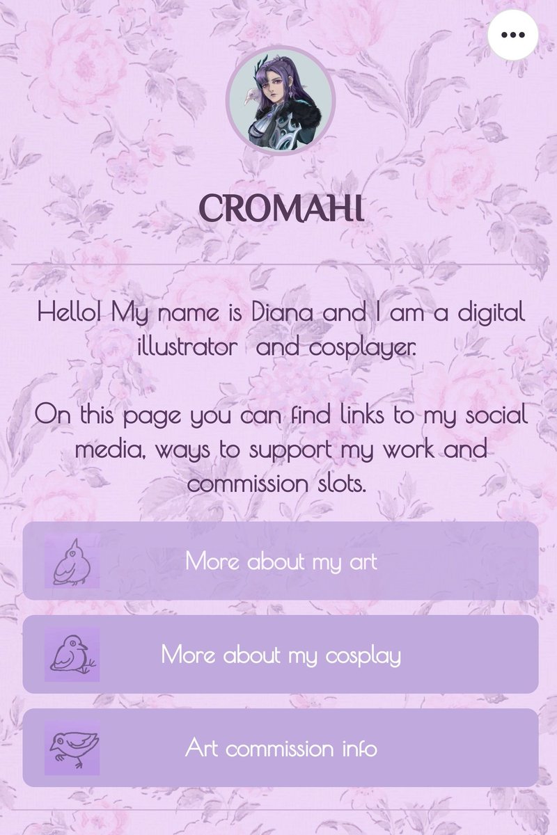 cromahi's tweet image. ✴️Now you can see more about me and my work on hipolink. 
✴️ hipolink.me/cromahi
Info about art c🛞mmissions is now here too