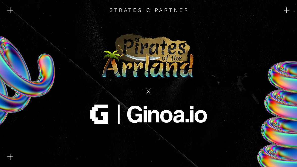 We are pleased to announce the newest partnership in the $GINOA ecosystem, @ArrlandNFT Pirates of the Arrland is a game with pirate style, based on blockchain that combine different type of gamemodes: MOBA, strategy, sandbox, driven by a player-created economy. $GINOA and