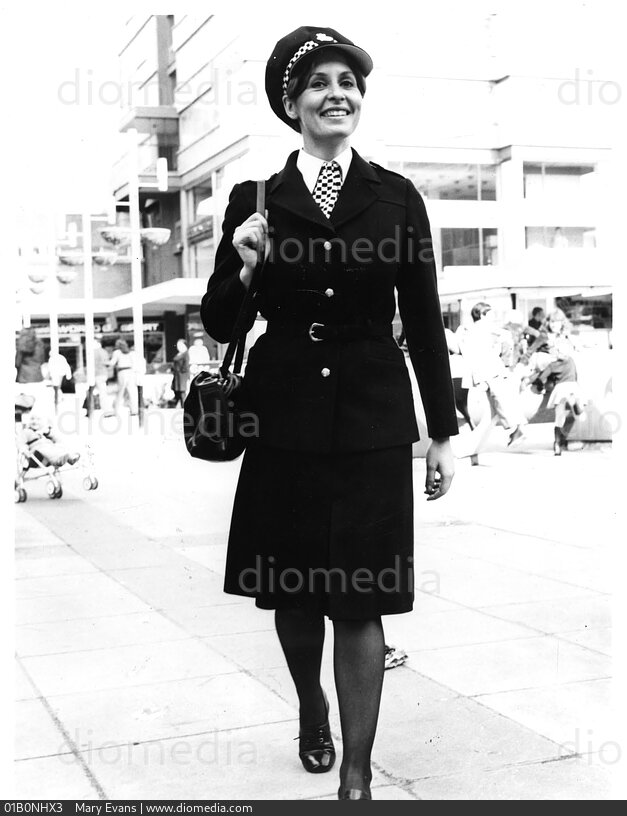 In the 1970s, policewomen, for oh yes, that's what they were called back then, were issued shoulder bags as part of their uniform