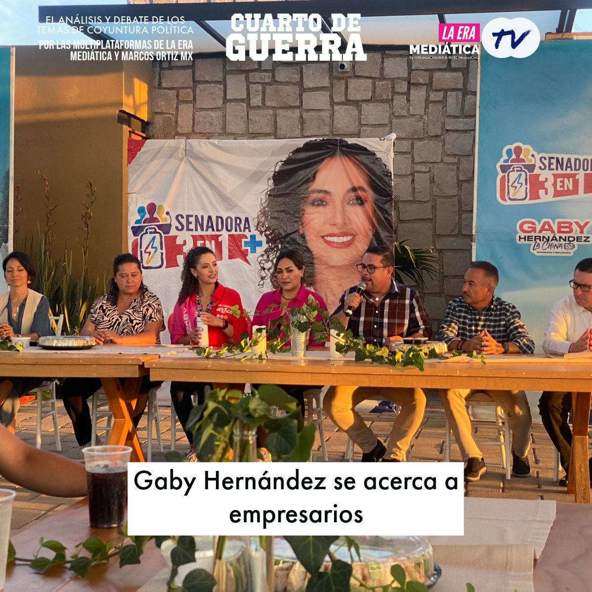 LaEraMediatica's tweet photo. #LaEraM #TV | #CuartoDeGuerra desde #CaféCapeto
- Gaby Hernández se acerca a empresarios
- ¿Partido Rosa para 2030?
- Cuatro femini$idios en Mayo en Durango
Invitado: Armando Yáñez
#LaEraMediáticaTV @CEOMarcosOrtiz @marcosortizmx @guerrero_ca80 @mijares_jafet @armandoyanezr https://t.co/CS8WxTOy8q
