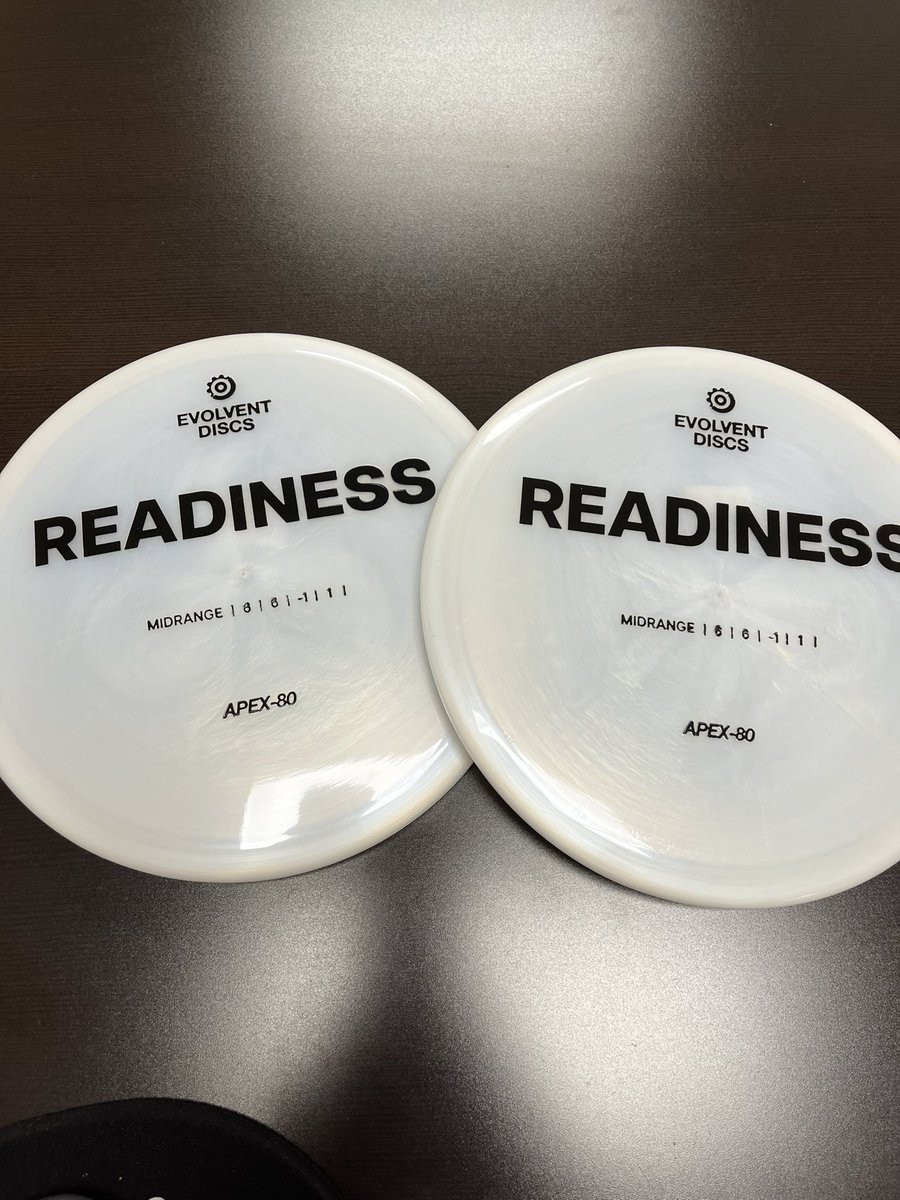 Brand new from Evolvent Discs. I bought two, because I love the flight numbers & wanted something faster than my origin. I need to do a one disc round w/someone & we both throw these & do an Instagram Reel review. @EvolventDiscs #discgolf #readiness