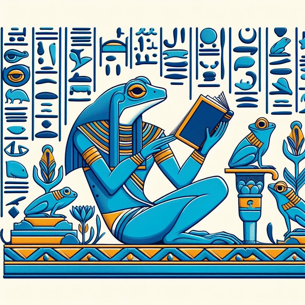 @anndylian It was foretold by the ancient Egyptians that one day a blue frog would emerge from the Field of Reeds and emit a mighty $CROAK that would save all of humanity

some say you can still hear the $CROAK today if you know how to listen

@croakcronos