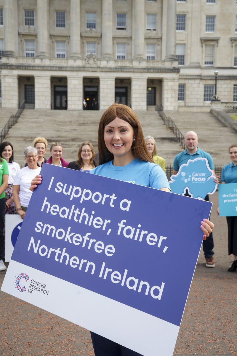 Thank you to our amazing @CRUK_Policy Campaigns Ambassador in Northern Ireland, @Vic_poole who has tirelessly campaigned for many years to help bring about a #SmokefreeGeneration across all our nations, and particularly in NI. Today marks another pivotal point in this journey.