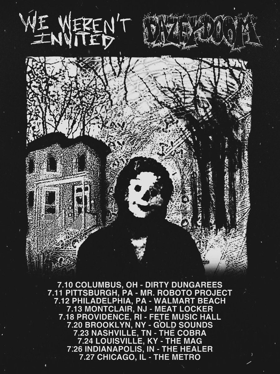 Hitting the road w/ <a href="/dazedxdoomed/">dazey doom</a> for our first east coast tour this July, see y’all soon!!