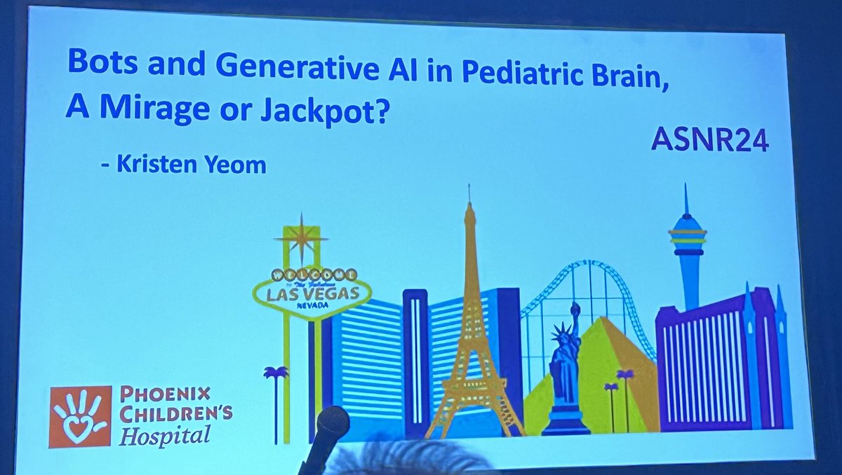 Next up is Dr. Kristen Yeom from @PhxChildrens teaching us about using AI in Pediatric Brains at #ASNR24! @The_ASPNR @TheASNR