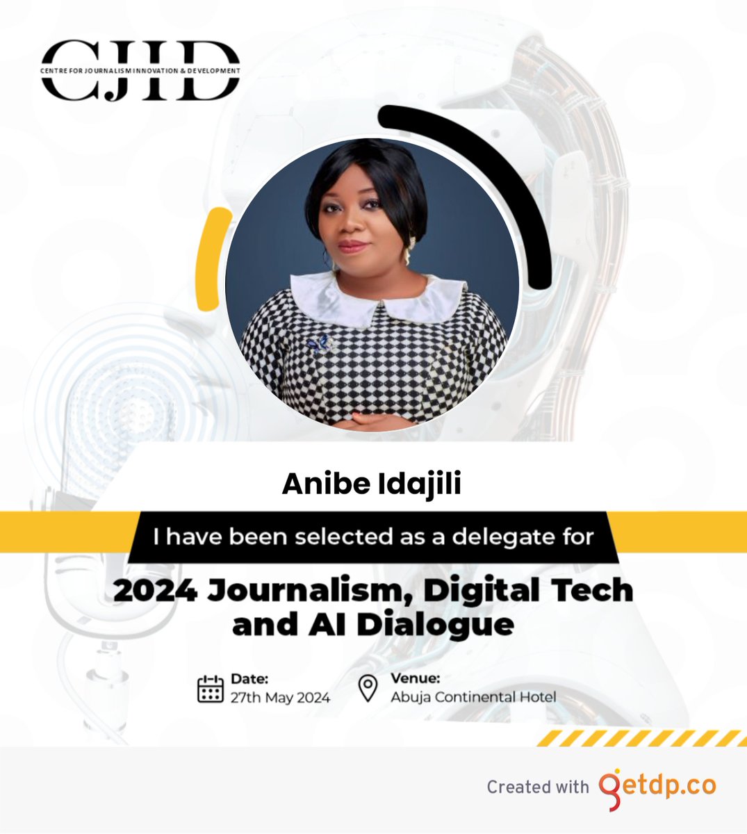 Anibe Idajili (@nathsdaughter) on Twitter photo I will be attending <a href="/CJIDAfrica/">Centre for Journalism Innovation and Development</a>'s AI in Journalism Conference 2024 as a Media Delegate, and I look forward to meeting other journalists, media stakeholders, technologists, and CSOs who will be discussing AI disruptions in journalism.
#AIinJournalism #MediaTech #CJIDEvents I will be attending <a href="/CJIDAfrica/">Centre for Journalism Innovation and Development</a>'s AI in Journalism Conference 2024 as a Media Delegate, and I look forward to meeting other journalists, media stakeholders, technologists, and CSOs who will be discussing AI disruptions in journalism.
#AIinJournalism #MediaTech #CJIDEvents