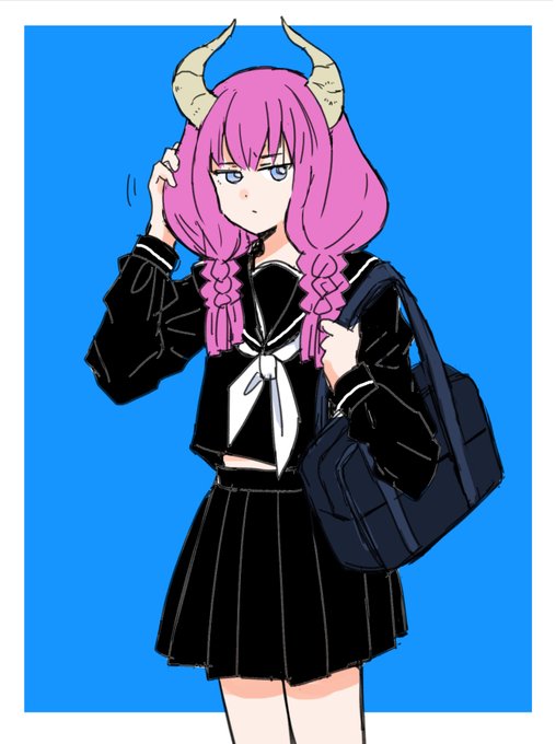 「黒セーラー 学生服」のTwitter画像/イラスト(新着)