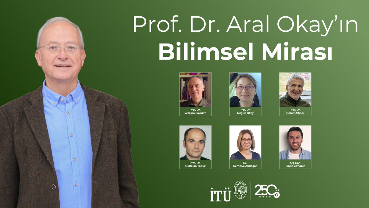 Rahmetli hocamız Prof. Dr. Aral Okay’ın hatırasına, çalışma arkadaşları ile bir söyleşi yapıldı. Söyleşi ile Prof. Dr. Aral Okay'ın örnek çalışma alışkanlıklarını genç nesillere aktarmak ve yaptığı çalışmaların bilimsel önemini vurgulamak amaçlandı. 
haberler.itu.edu.tr/haberdetay/202…