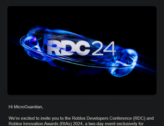 Yooo <a href="/MicroGuardians/">Ryan</a>, looks like I'm you for RDC! 😂