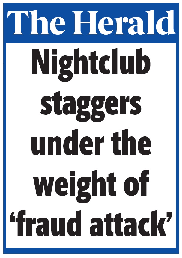 IN YOUR COPY OF THE HERALD TOMORROW​: A Gqeberha nightclub owner has found himself in the red, struggling to pay his 19 staff members after a card machine vendor allegedly substituted the banking details of Liquid Lounge with his own to pocket R136,000.