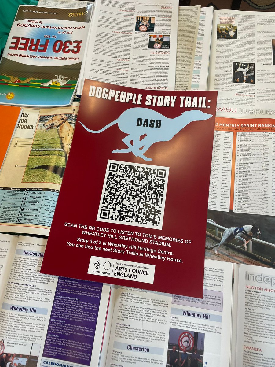 Had the loveliest time at Wheatley Hill Heritage Centre today for a preview of the #ACESupported DOGPEOPLE Community Exhibition & QR Code Story Trail! Details will follow in a blog post tomorrow, but @bridgetwriting & I were pleased to be welcomed by people & Paddy alike!