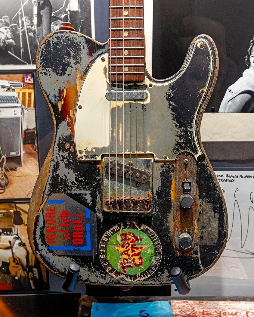 The Original Joe Strummer's 1966 Fender Telecaster 
#guitar #Fender #Telecaster #FamousGuitars #JoeStrummer #TheClash #TeleTuesday