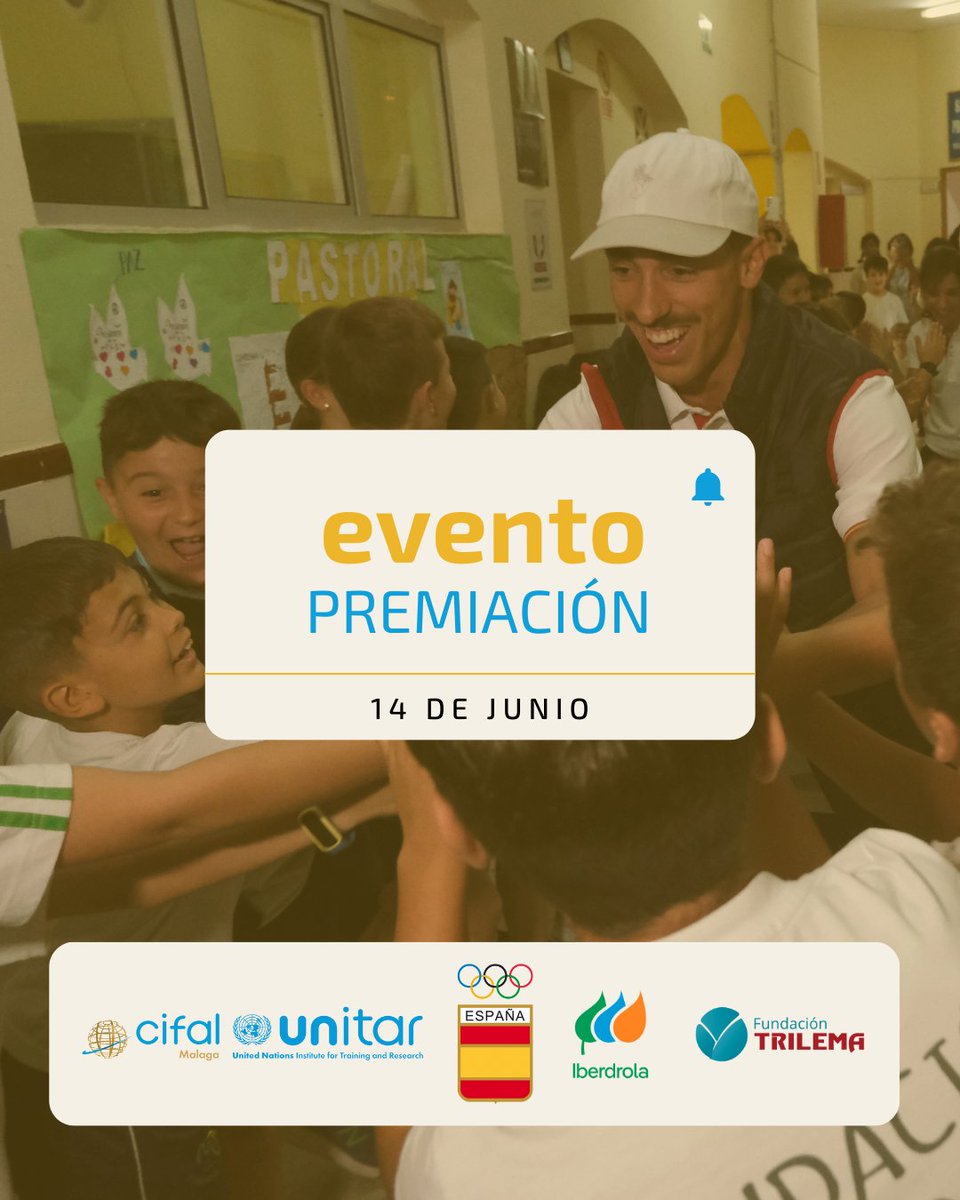 📢SE ACERCA EL EVENTO DE PREMIACIÓN 🗓️El 14 de junio pondremos fin a la fase de escalada de #GeneraciónAcción en Málaga Provincia 🤩Enhorabuena a todos los colegios que ya forman parte del cambio y han realizado retos 🤝@COE_es @CifalMalaga @iberdrola @AndaluciaJunta @trilemaedu